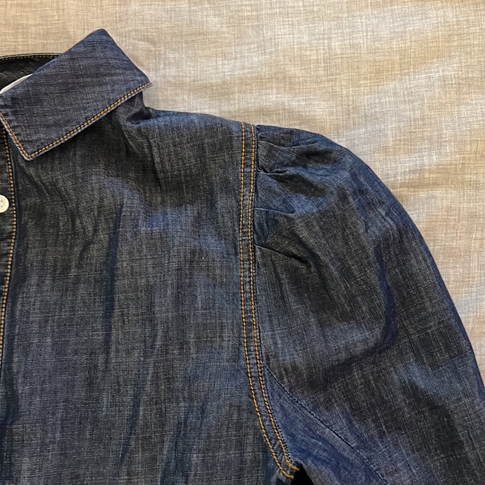 Veronica Beard Chambray Button Down - image 3